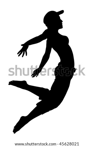 Dancer+silhouette+leap