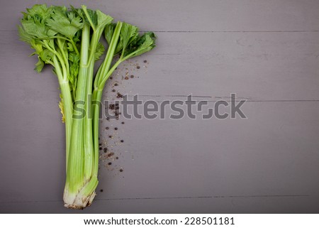 celery; green; raw; herb; wood; texture; background; leaf; fresh; organic; vegetarian; vegetable; natural; food; spices; menu; ingredient; eat; vitamin, stalk