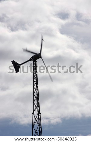 Wind turbine for green energy as an alternative power source.