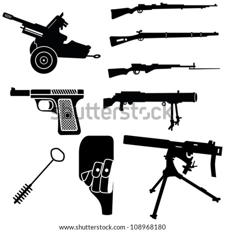 weapons silhouette
