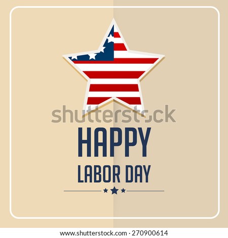 Vector illustration for labor day.