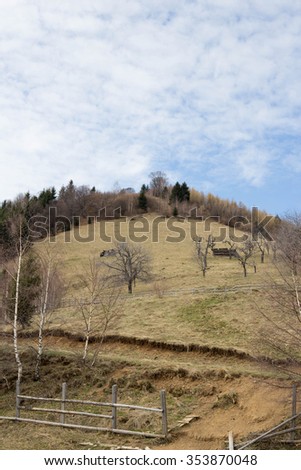 Pareidolia - landscape looking like a face on the mountain