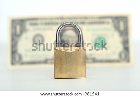 concept of locked money