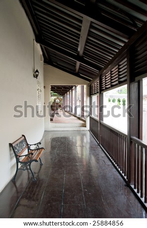Chinese cultural interior design of ancient house