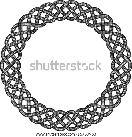 Vector Celtic Knot Border Illustration - 16759963 : Shutterstock