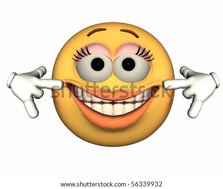 سمايلاااااات ليكم Stock-photo-single-d-emoticon-isolated-on-white-56339932