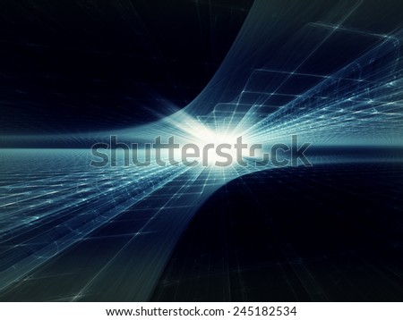 Abstract blue dynamic background