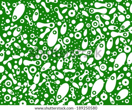 Green abstract bacteria background