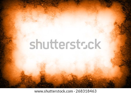 abstract orange background peach color center spotlight,
