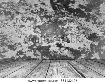 room interior vintage with  wood floor background