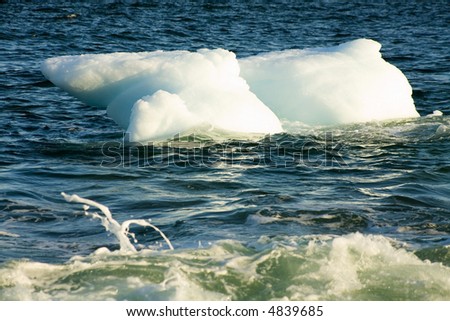 Iceburgs in the Atlantic ocean, Newfoundland Canada