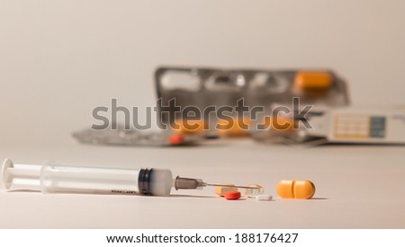 Different kind of medications: injection or pills...But this can also be addiction drug