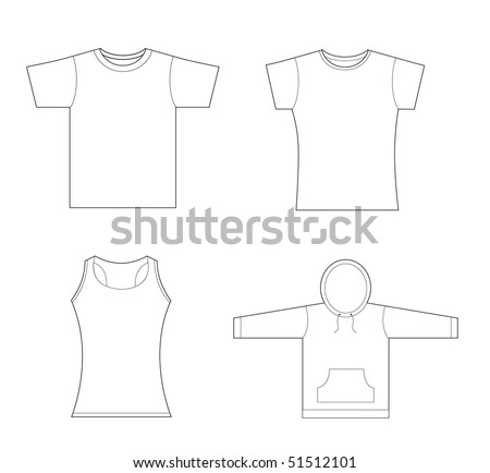 sweatshirt vector template. sweatshirt template