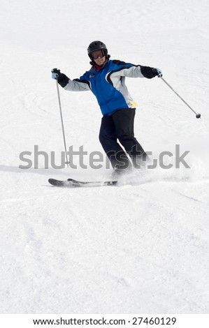 Skier Skiing