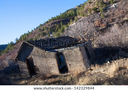 Old house that was once used by someone working a mine