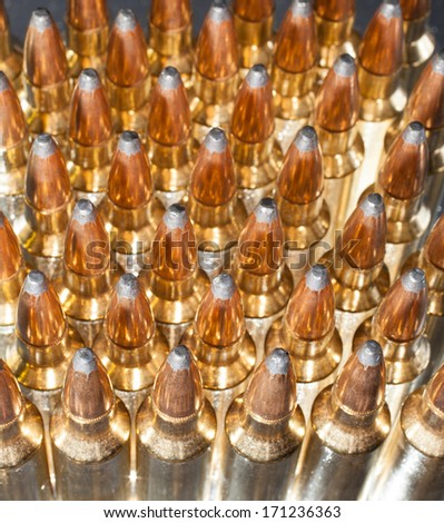 Ammunition that will feed a high powered long range rifle