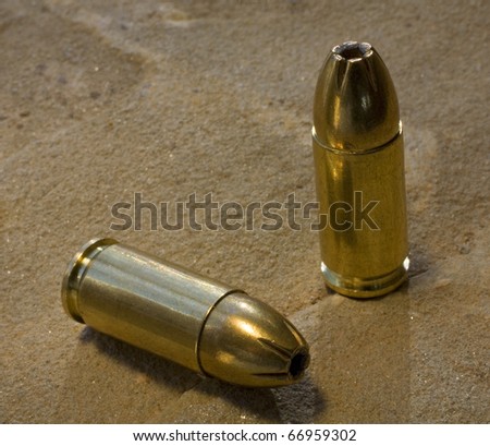 hollowpoint bullets designed for use in a pistol