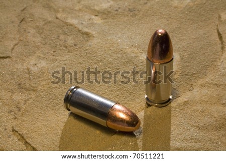 full metal jacketed ammunition for a handgun