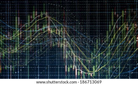Stock trade abstract background.
