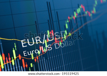 Data analyzing in foreign market: the charts and quotes on display. Analytics in pairs EUR / USD