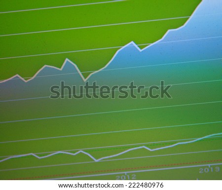 Stock Market Chart, graph