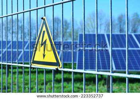 solar energy, green electricity, solar field