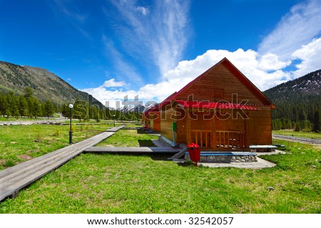 Rest small house in mountains