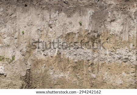 soil profile in cross section in Thailand