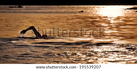 Sunrise ocean swim at Balmoral, Sydney