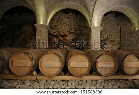An old cellar of a traditional wine producer