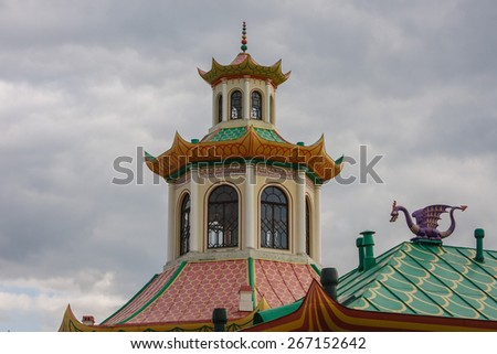 Decoration of the China village in Pushkin, Russia