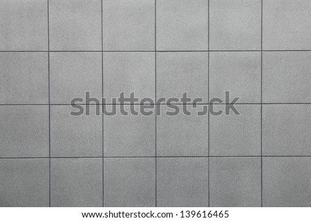 Wall Grey Tiles Background.