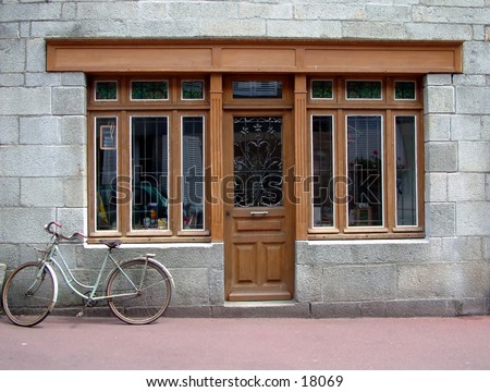 French shop front - blank