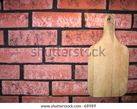 Red brick chopping board