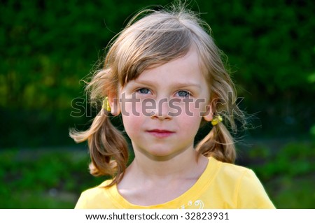 Girls With Yellow Hair. girl in yellow blouse