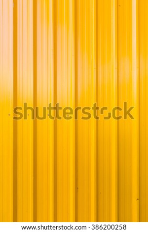 Yellow Container Steel Background