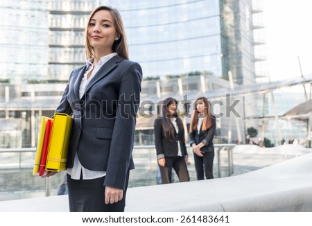 asian business woman portrait. concept about finance and business