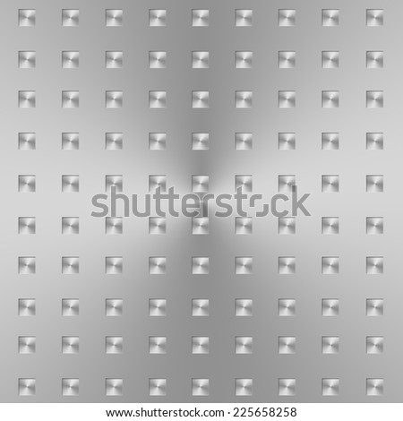 Perforated/Grill/Metal / Silver background chrome texture/Steel plate