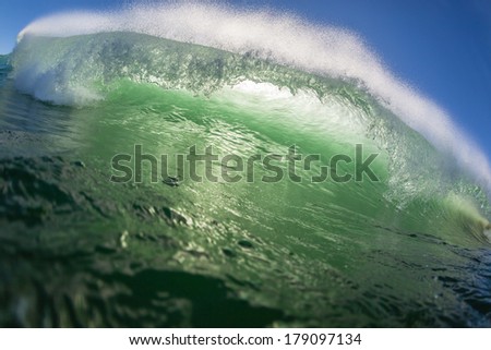 Wave Wall Crashing Water  Wave wall of crashing water of ocean swell energy with power of nature