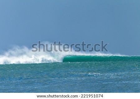 Ocean Storm Waves Offshore Ocean storm wave breaking offshore  crashing breaking water power