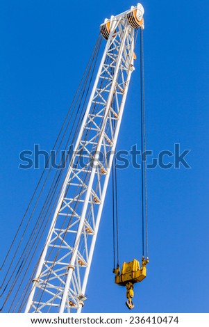 Crane Arm Cables Hook Crane cables hook for heavy duty lifting rigging equipment or cargo