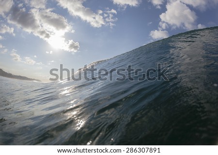Wave Swell \
Wave ocean swell  water power swimming closeup.