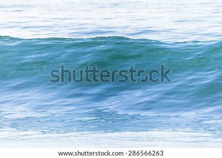 Wave Glassy Blue\
Ocean wave swell glassy blue smooth water swell rolling to beach