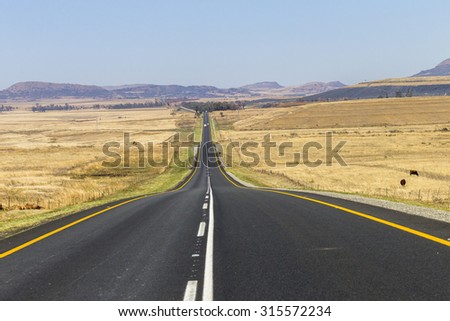 Road Straight\
Road Highway Straight through the rural countryside landscape