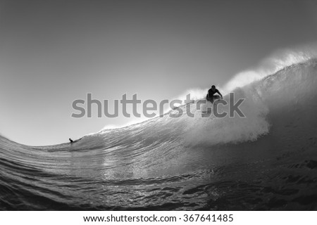 Surfing Water Action\
Surfing surfer water action take off catching  wave vintage black and white