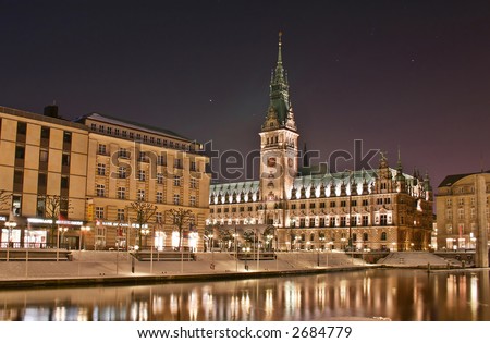 Hamburg town-hall