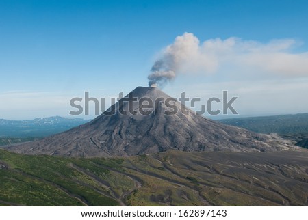 Karymskii volcano. Kamchatka.