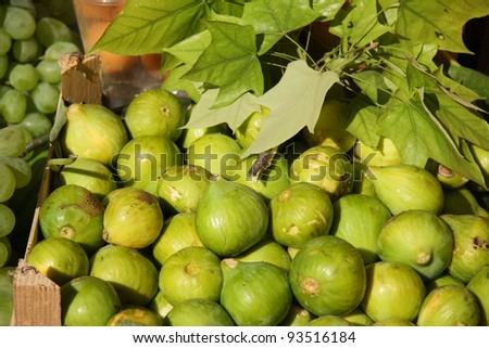 Italy, Palermo, figs for sale.