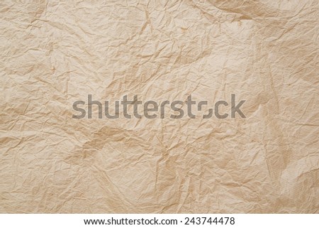 Jammed brown paper- background