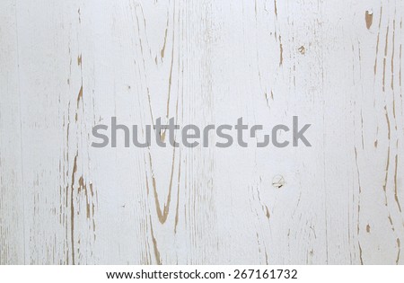 Old wooden surface painted in white.Background